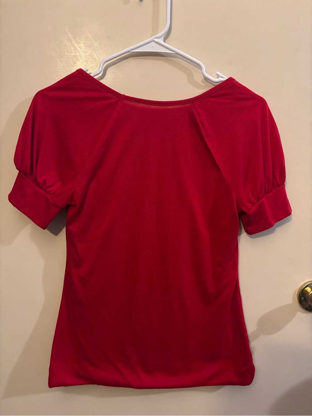 Red Built-In Cami Top - Picture 3 of 4
